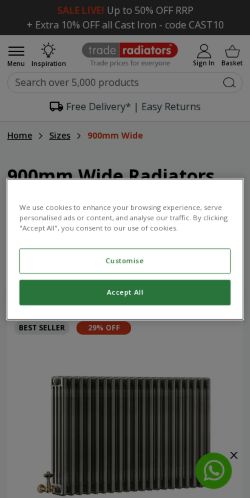 Mobile page screenshot