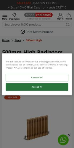 Mobile page screenshot