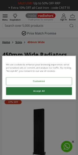 Mobile page screenshot