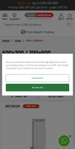 Mobile page screenshot