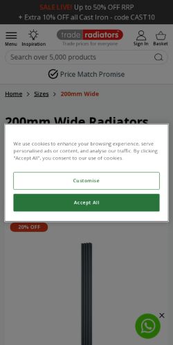 Mobile page screenshot