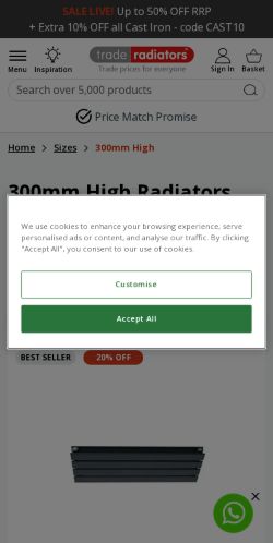 Mobile page screenshot