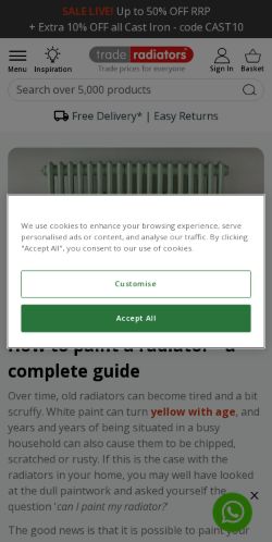 Mobile page screenshot