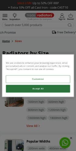 Mobile page screenshot