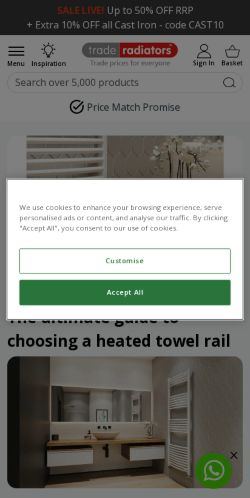Mobile page screenshot