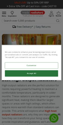 Mobile page screenshot