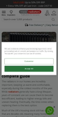 Mobile page screenshot