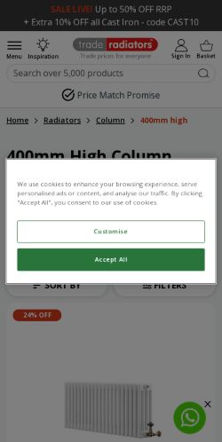 Mobile page screenshot