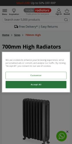 Mobile page screenshot