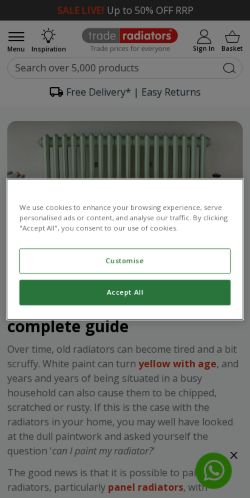 Mobile page screenshot