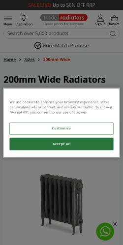 Mobile page screenshot