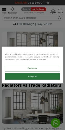 Mobile page screenshot