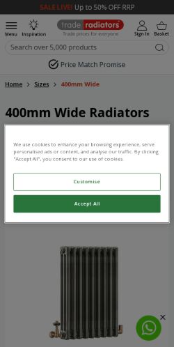 Mobile page screenshot