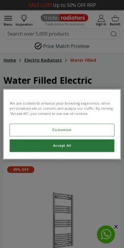 Mobile page screenshot