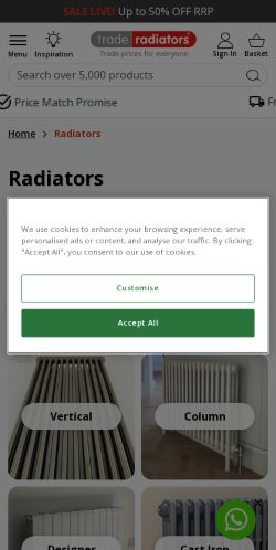 Mobile page screenshot