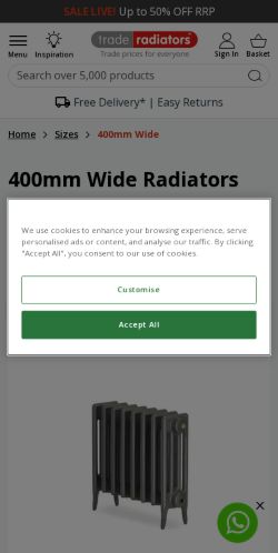 Mobile page screenshot