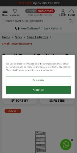 Mobile page screenshot