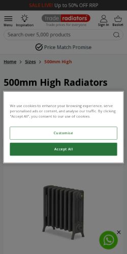 Mobile page screenshot