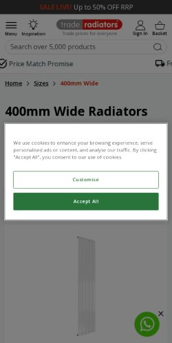 Mobile page screenshot