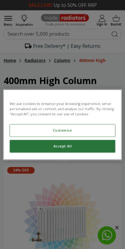 Mobile page screenshot