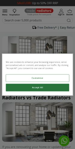 Mobile page screenshot