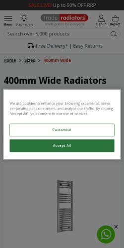 Mobile page screenshot