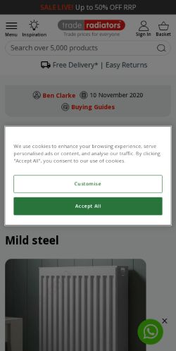 Mobile page screenshot