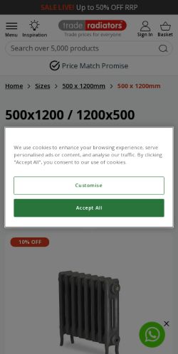 Mobile page screenshot