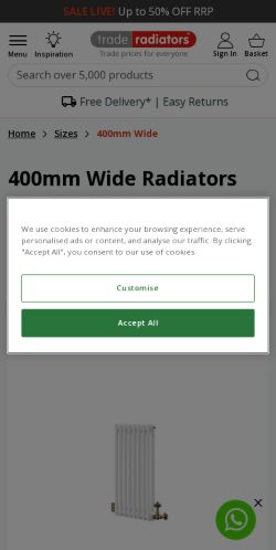 Mobile page screenshot