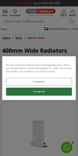 Mobile page screenshot