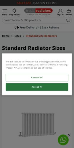 Mobile page screenshot