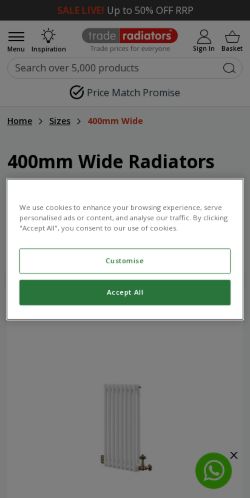 Mobile page screenshot