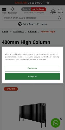Mobile page screenshot