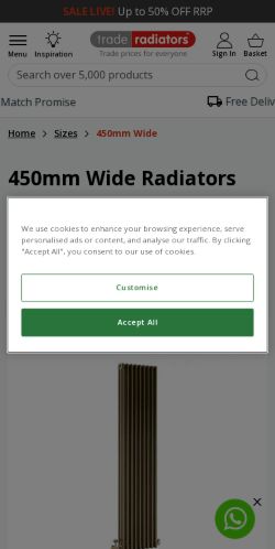 Mobile page screenshot