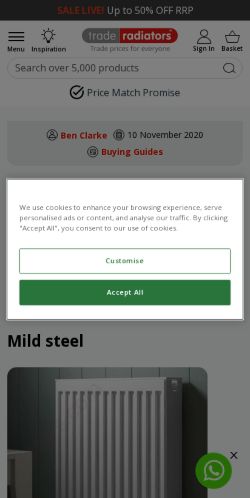 Mobile page screenshot