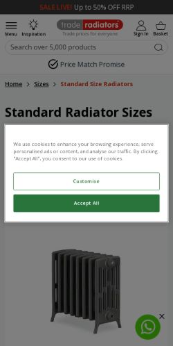 Mobile page screenshot