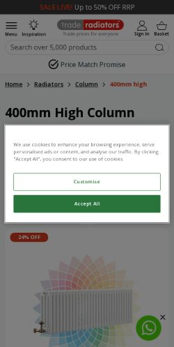 Mobile page screenshot