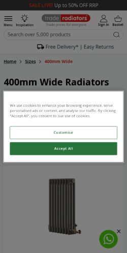 Mobile page screenshot