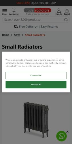 Mobile page screenshot