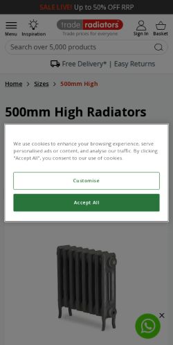 Mobile page screenshot