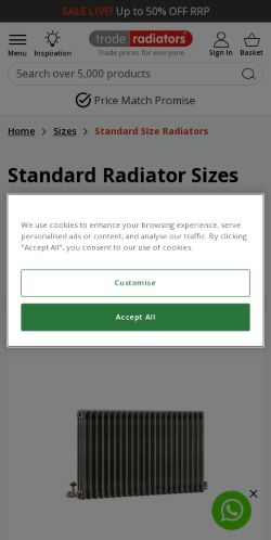 Mobile page screenshot