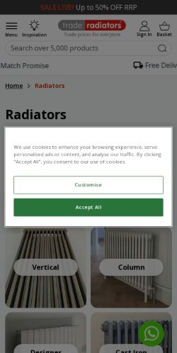 Mobile page screenshot