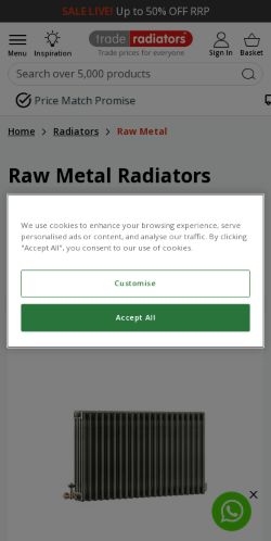 Mobile page screenshot