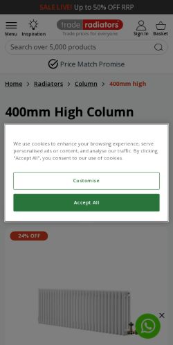 Mobile page screenshot