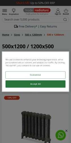 Mobile page screenshot