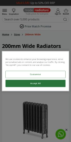 Mobile page screenshot