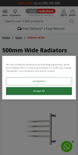 Mobile page screenshot