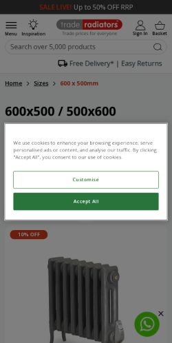 Mobile page screenshot