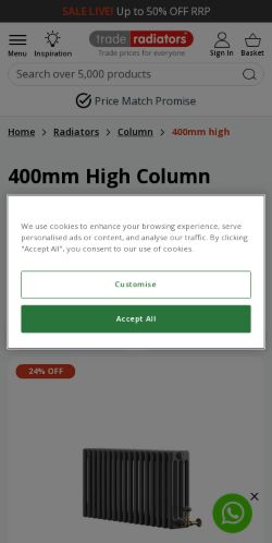 Mobile page screenshot
