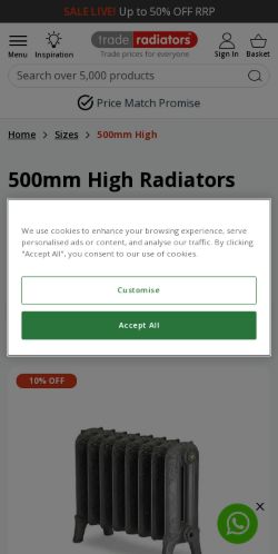 Mobile page screenshot